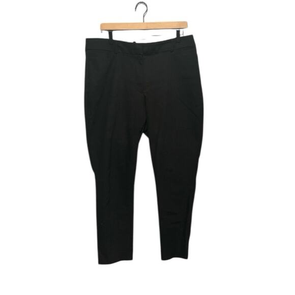 Loft Pants - Loft Curvy Skinny High Waist Black Pants Size 12